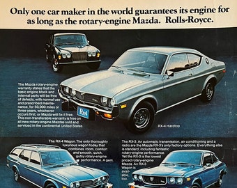 Vintage Mazda RX-4 Advertisement