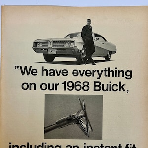 Vintage 1968 Buick Advertisement