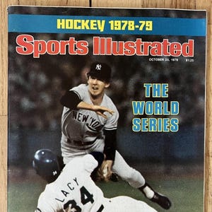Vintage Sports Illustrierte vom 23.Oktober 1978 World Series Ausgabe