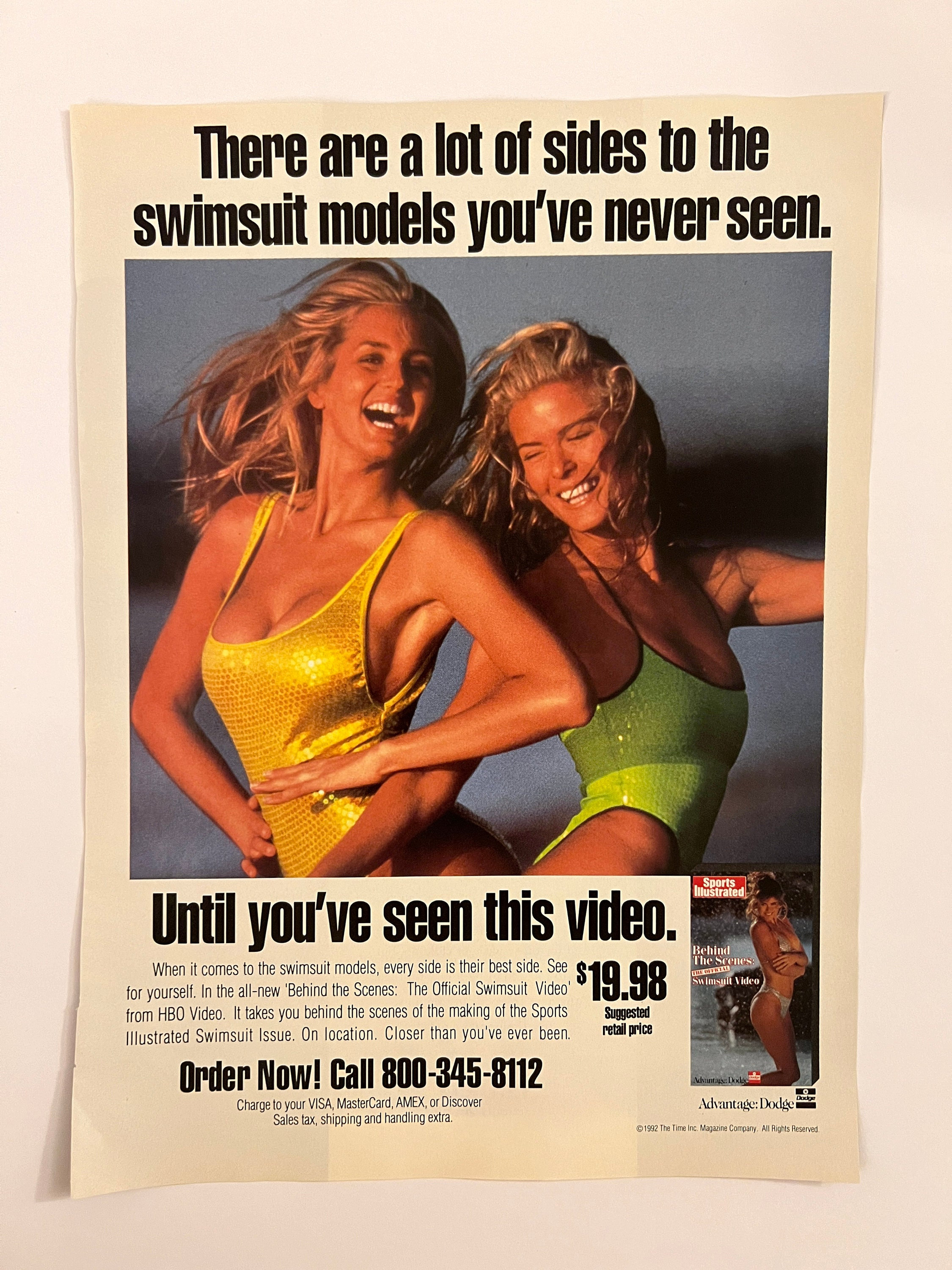 Vintage Sports Illustrated Swimsuit Advertisement - Etsy