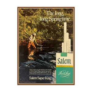 Vintage Salem Cigarettes Advertisement