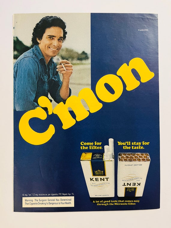 kent hd cigarettes Vintage Kent Cigarettes Advertisement