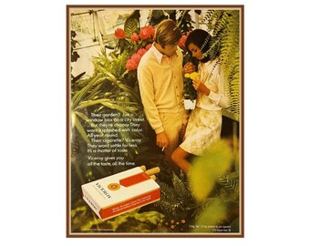 Vintage Viceroy Cigarettes Advertisement
