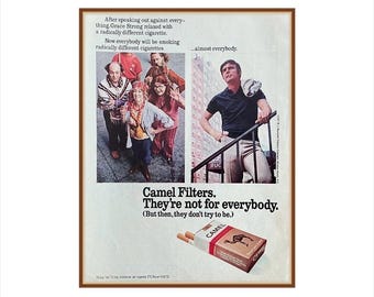 Vintage Camel Cigarettes Advertisement