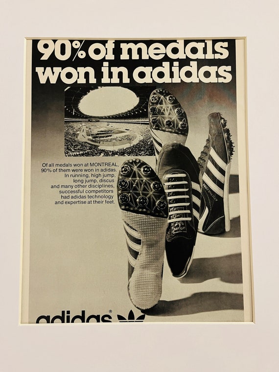 Avanzar apertura Guijarro Vintage Adidas Magazine Advertisement - Etsy