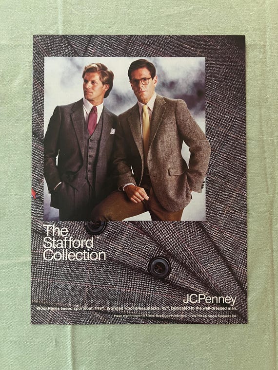 Vintage Jcpenny Stafford Collection Advertisement - Etsy