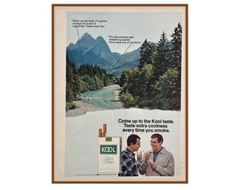 Vintage Kool Cigarettes Advertisement
