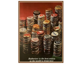 Vintage Budweiser Advertisement