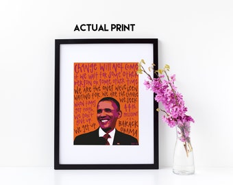 FRANK OCEAN PHOTO PRINT 2 POSTER GIFT OBAMA HOPE INSPIRED