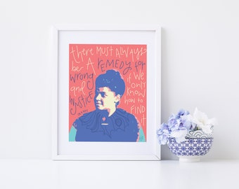 DIGITAL - Ida B Wells, Black Girl Magic, Black Lives Matter, Feminist Art, Civil Rights, Feminist Gift, Feminist, Girl Power