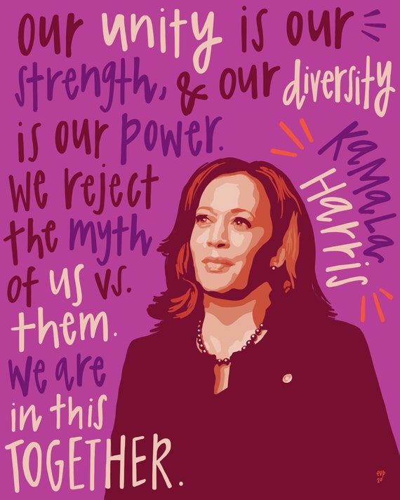 harris script - Kamala Harris - Posters and Art Prints