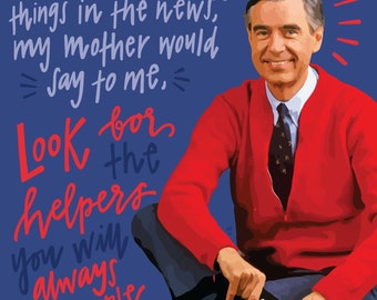 Mister Rogers Poster, Mr Rogers, Mister Rogers Neighborhood, Won't You Be My Neighbor, Educational Poster, Kids Room