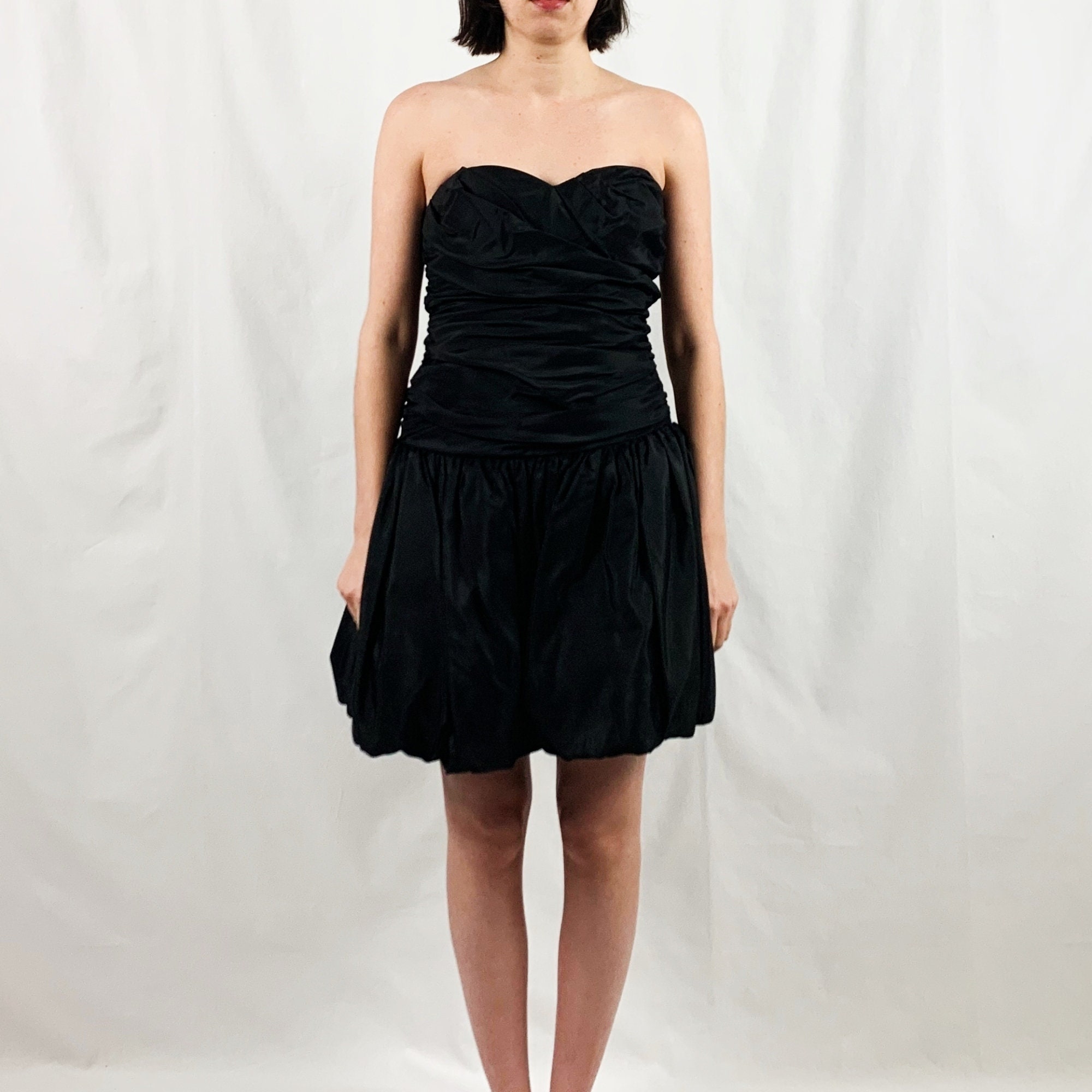 80s strapless dress Clearance