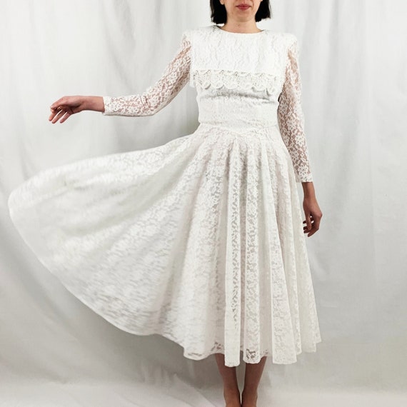carey lace midi dress