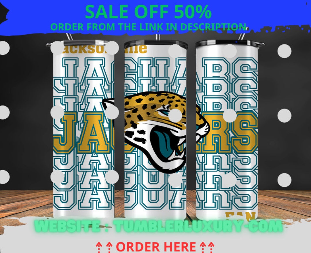 Jacksonville Jaguars Tumbler, Jaguars Logo, NFL Teams, NFL Football