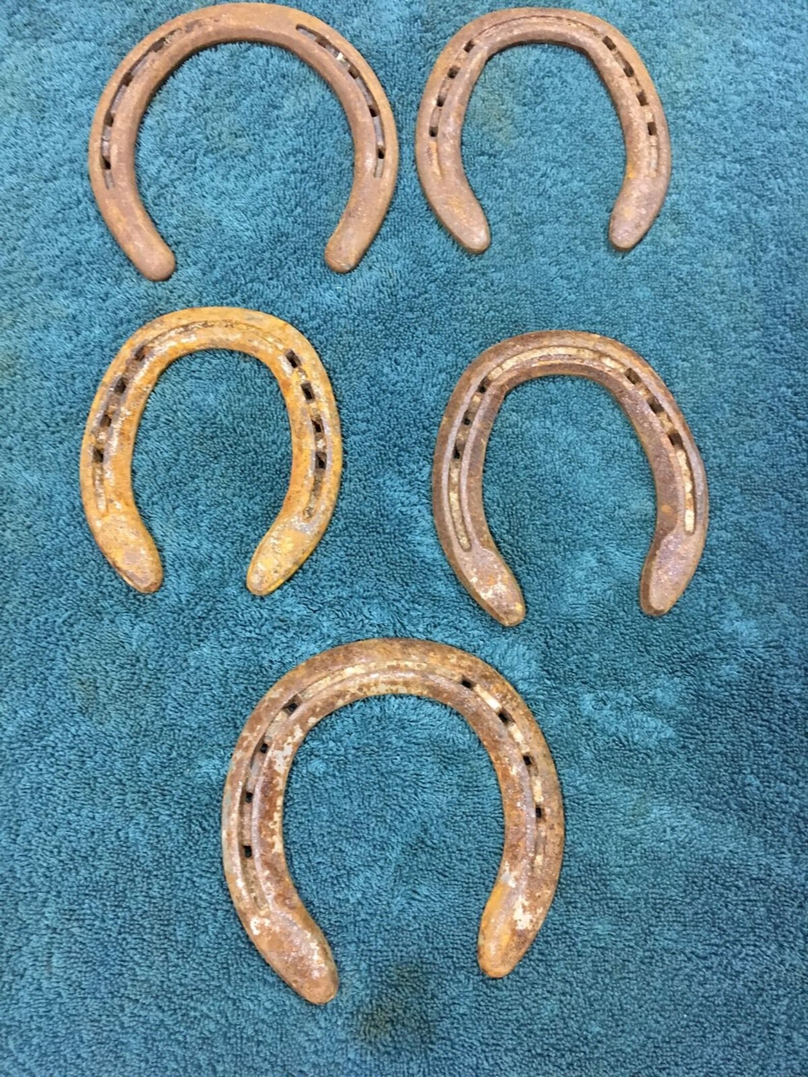 BULK USED HORSESHOES Flat & Nails Removed Free Shipping Etsy