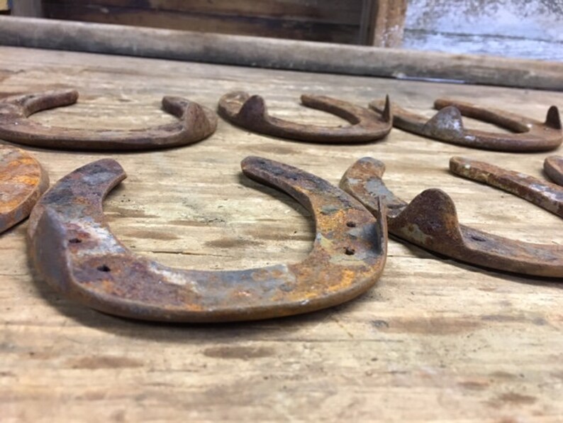 Used Horseshoes With Tabs Etsy