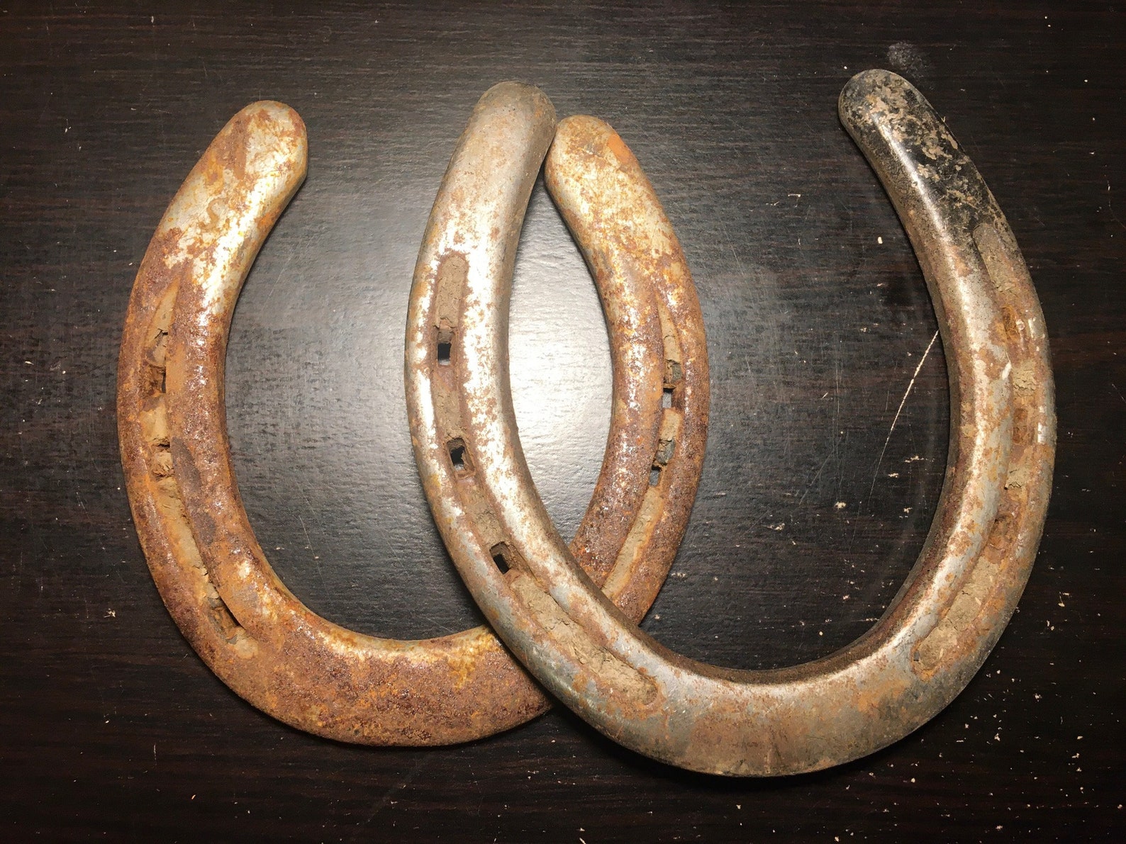 BULK USED HORSESHOES Flat & Nails Removed Free Shipping Etsy