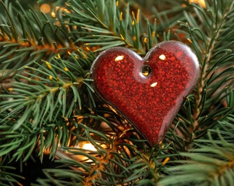 Tree Ornament Heart (4 pieces)