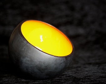 Light bowl (yellow, Ø 20 cm)