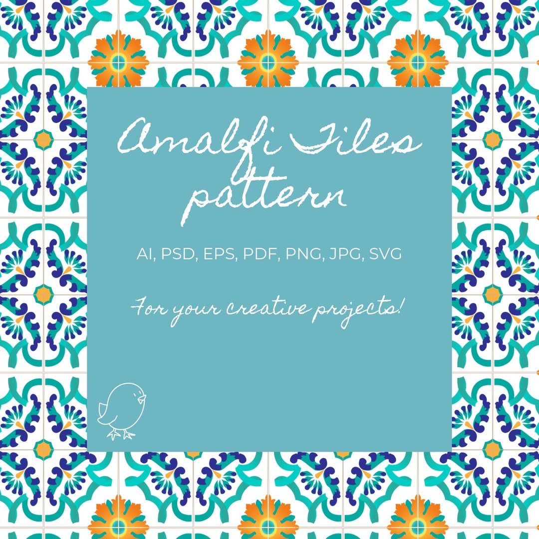 Amalfi Tile Pattern Etsy