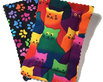 Cat Catnip Pillows Bags Sacks Two Pack