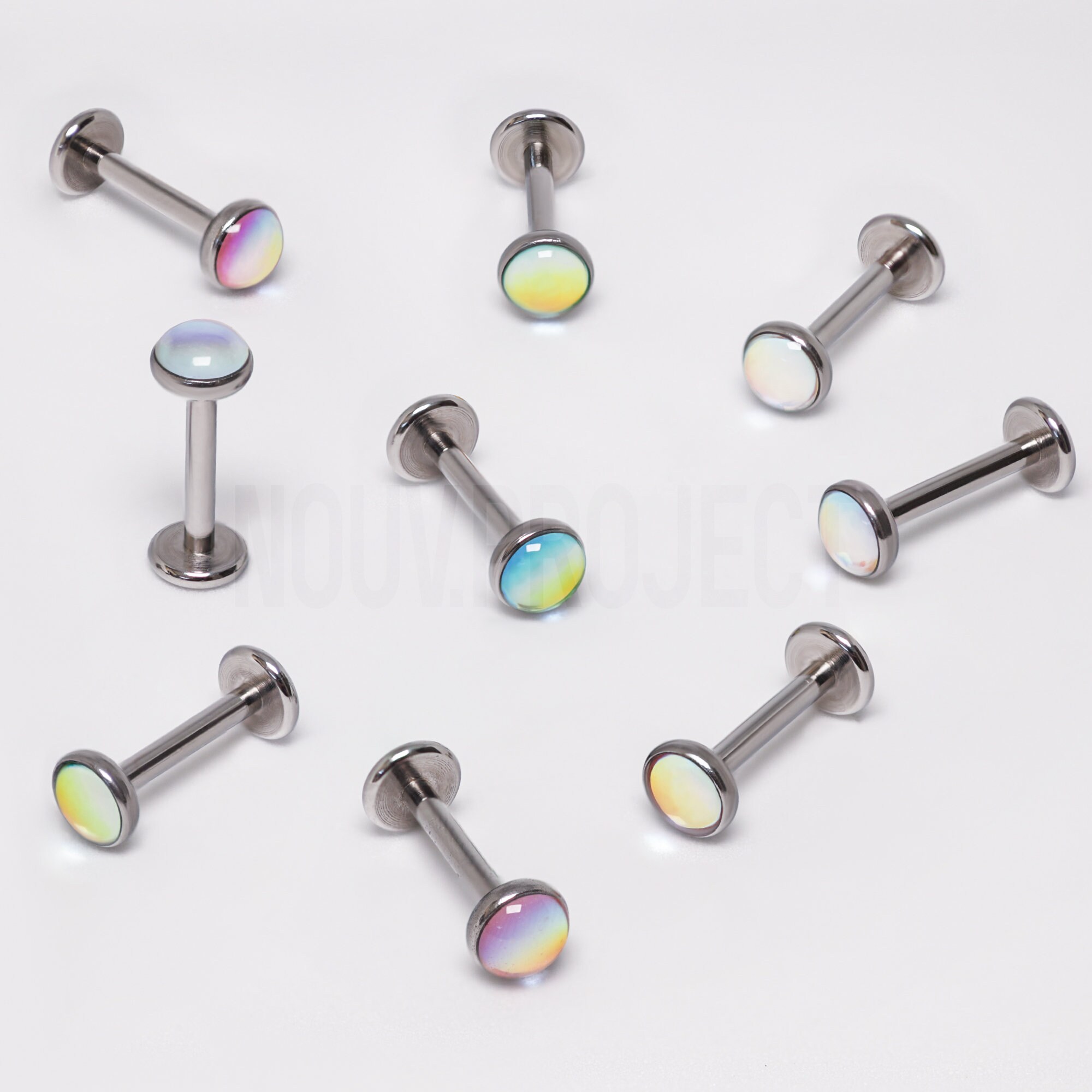1pc Illuminating Stone Labret Stud Helix Tragus Cartilage Internally Threaded 1pc Illuminating Stone Labret Stud Helix Tragus Cartilage Internally Threaded