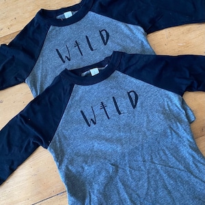 WILD Baseball Tee