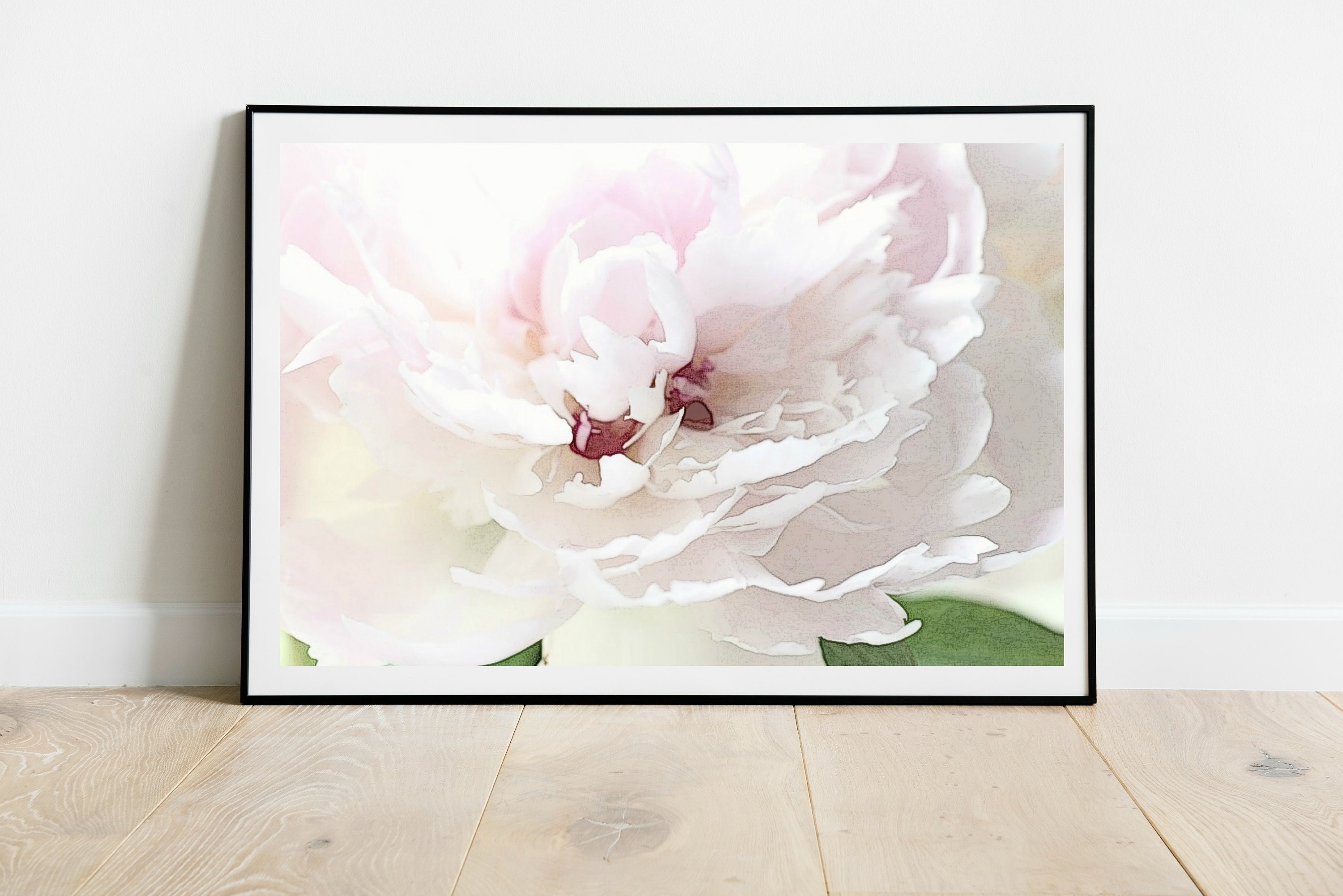 Pink Peony Print Digital Download - Etsy