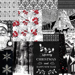 Black and White Christmas (a 22 page digital download)