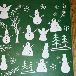 Snow Fun Laser Cut Winter Items