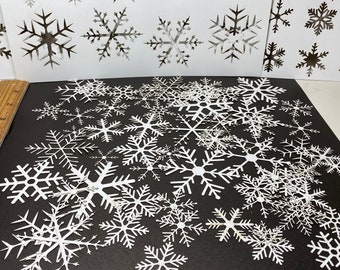 Just Snowflakes (60+ laser cut snowflakes)