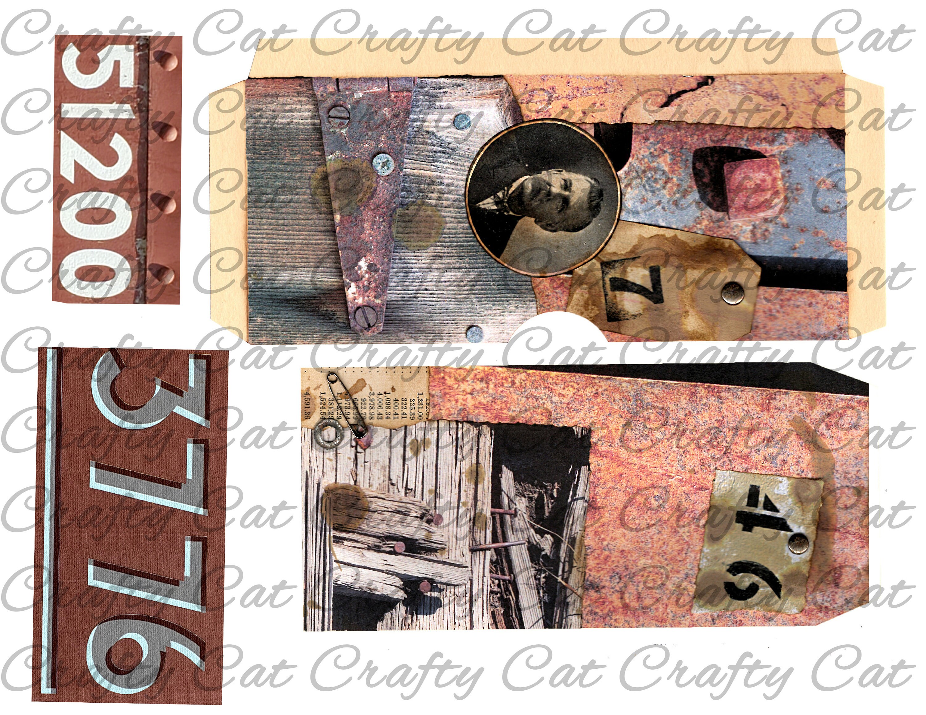 Rust and Numbers 17 Page Digital Download Not All Pages | Etsy