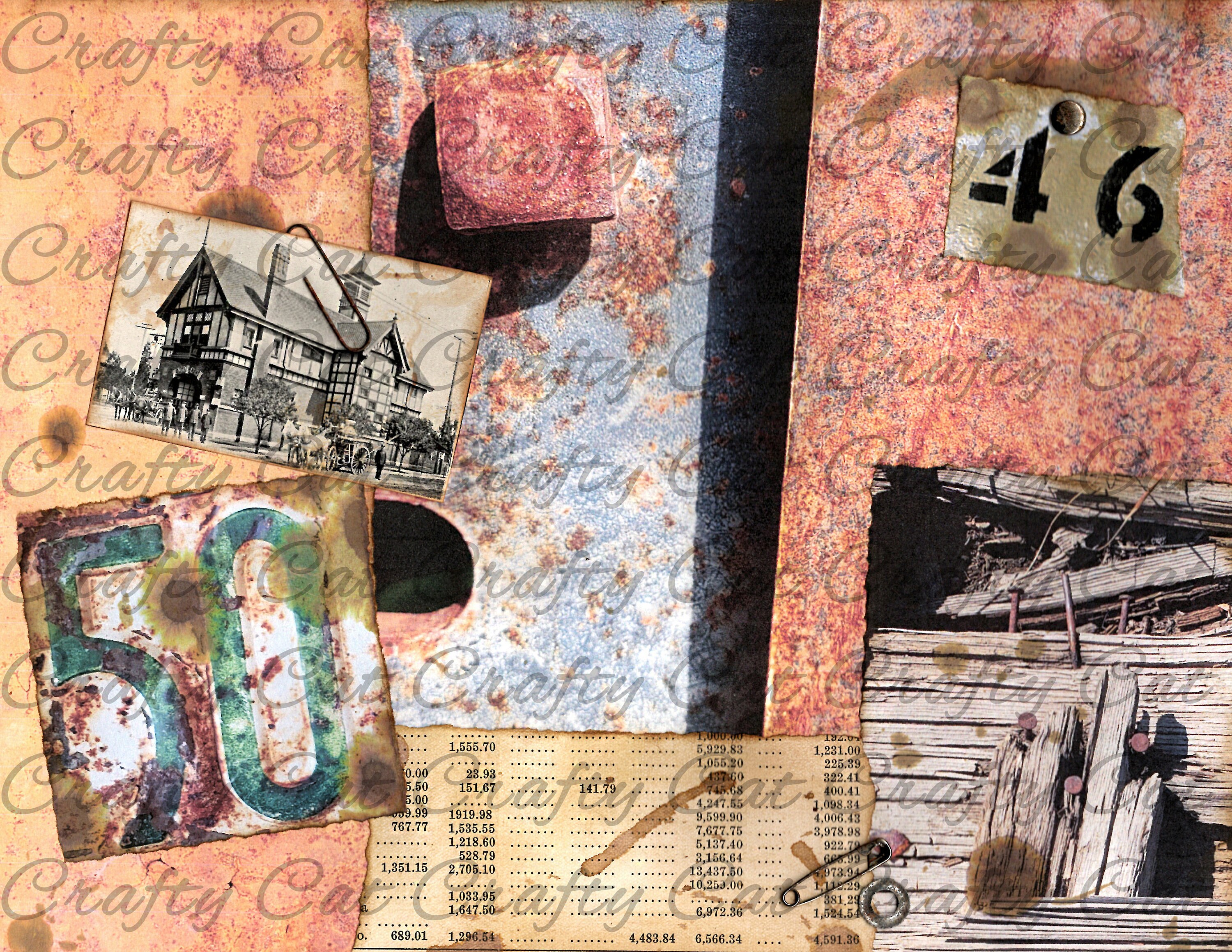 Rust and Numbers 17 Page Digital Download Not All Pages | Etsy