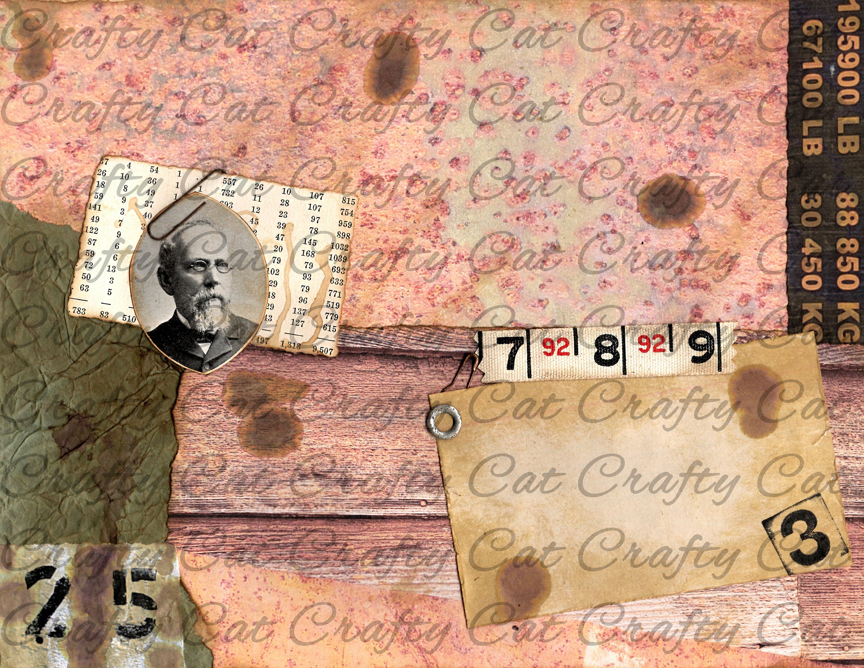 Rust and Numbers 17 Page Digital Download Not All Pages | Etsy