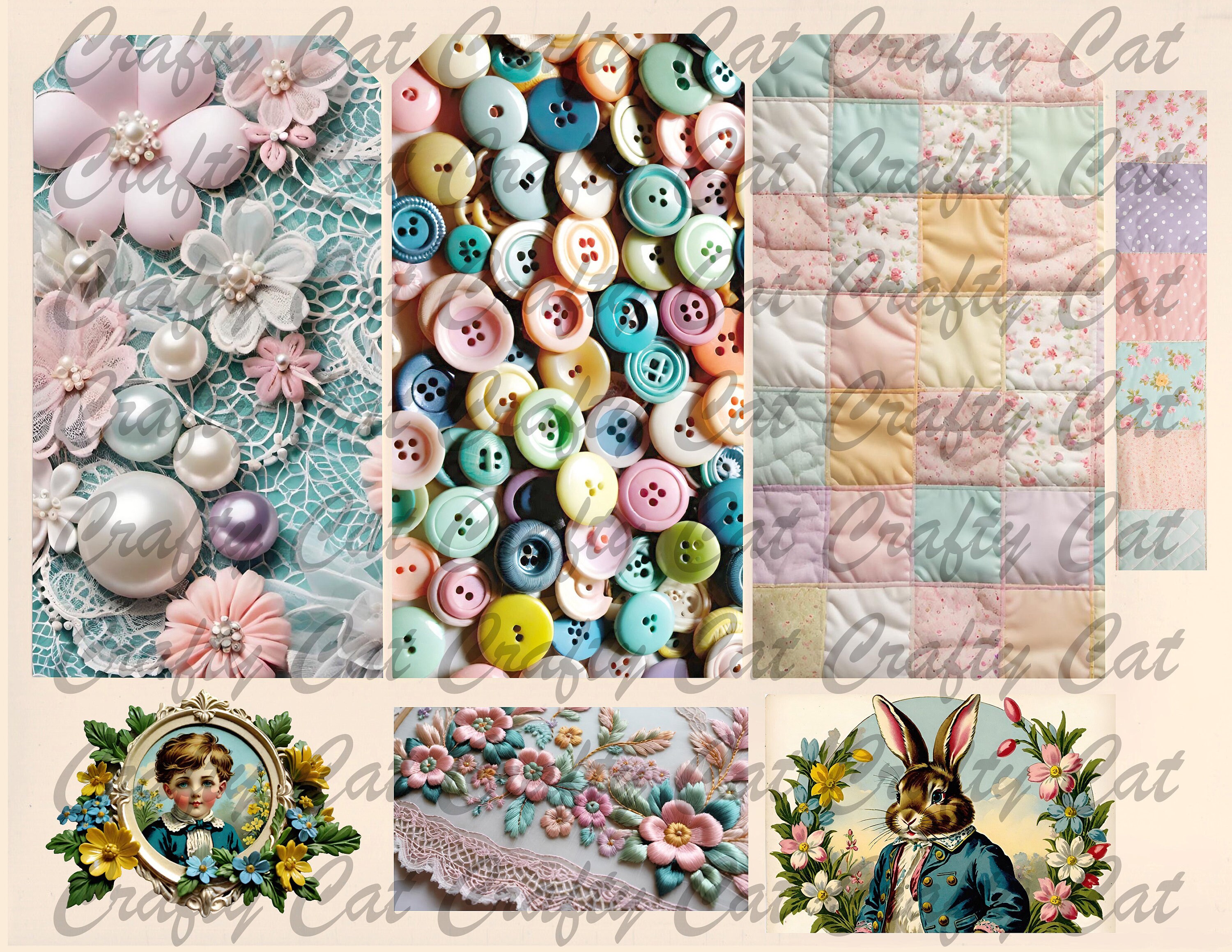 Hello Spring Fabric Collection Hello Spring (a 24 Page Digital Download) - Etsy