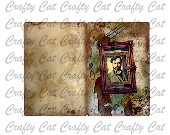 ヴィンテージマン #1 グリーティングカード - Etsy 日本