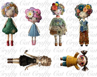 Fabric Girlies (a 16 page digital download)