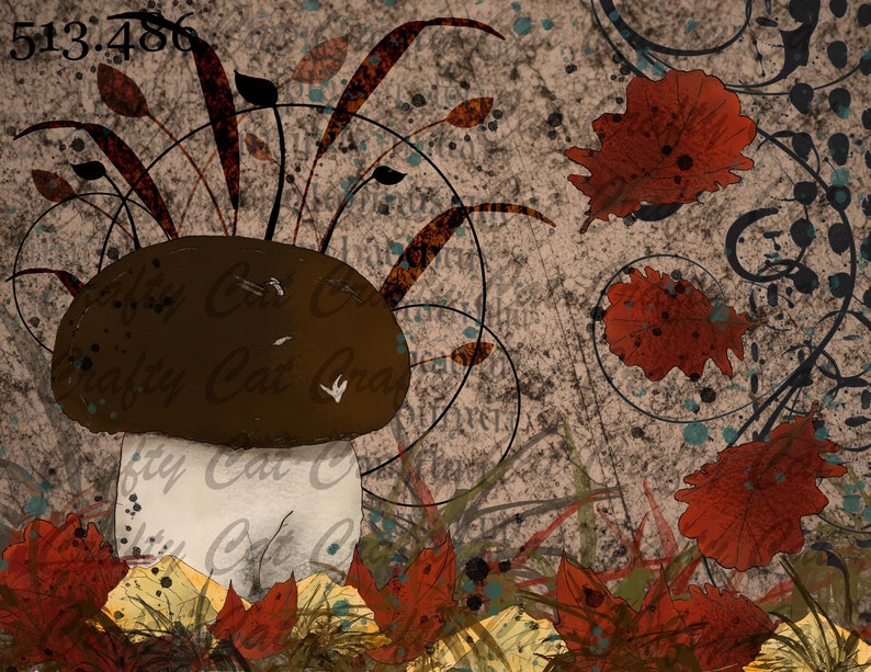 Fall Mushrooms a 20 page digital download image 6