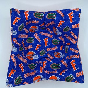 University of Florida, The Florida Gators, Microwave Bowl Cozy, hot pad, Quilted, pot holder, Soup Bowl, Ice Cream Bowl, Plate Cozy