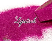 Dark Pink Fine Pearl Glitter, Pearl Glitter, Tumbler Glitter, Almost Matte Effect, Lipstick