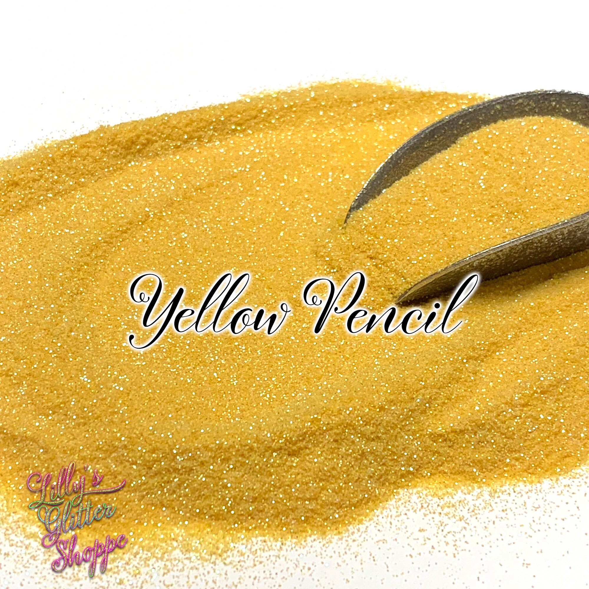 Yellow Iridescent Fine Glitter, Yellow Glitter,  Dark Yellow Fine Gli…