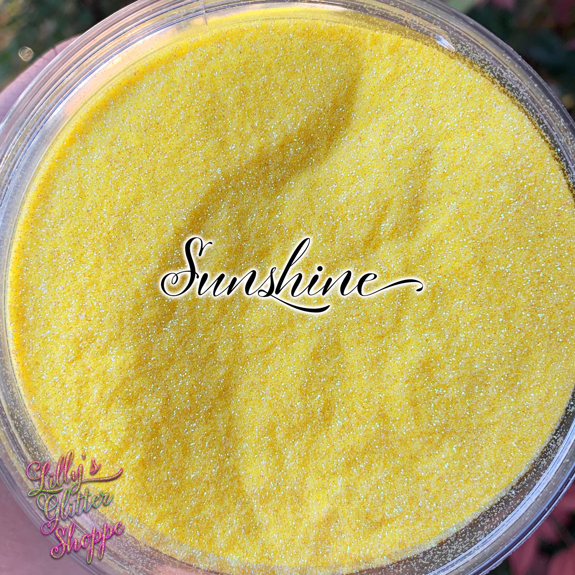 Yellow Iridescent Fine Glitter, Yellow Glitter, Bright Yellow Fine Gl…