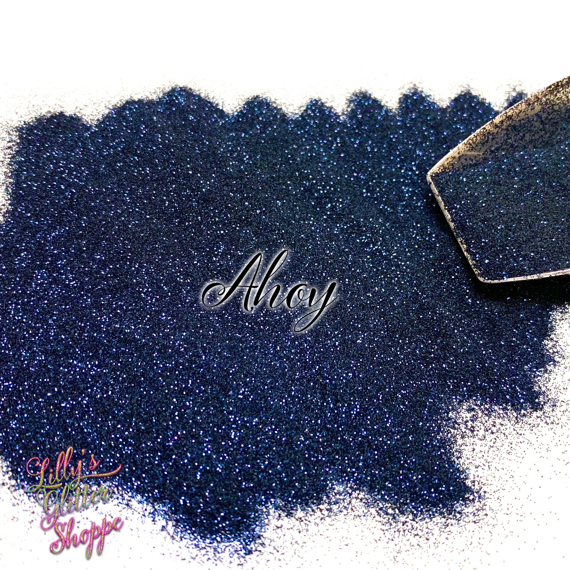 Navy Fine Metallic Glitter Navy Glitter Dark Blue Fine Etsy