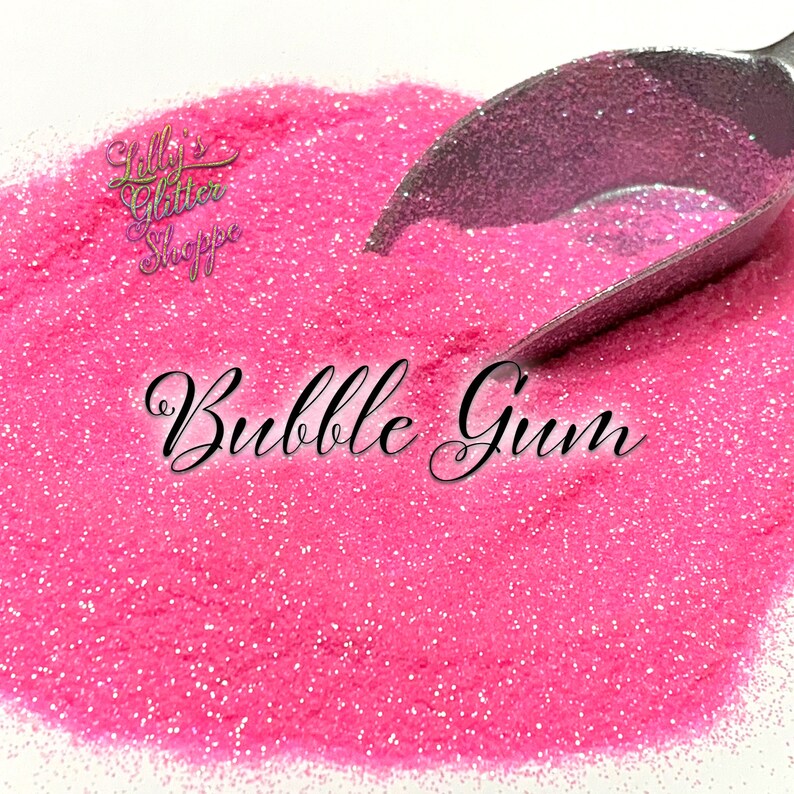 Hot Pink Iridescent Fine Glitter Pink Glitter Hot Pink Etsy