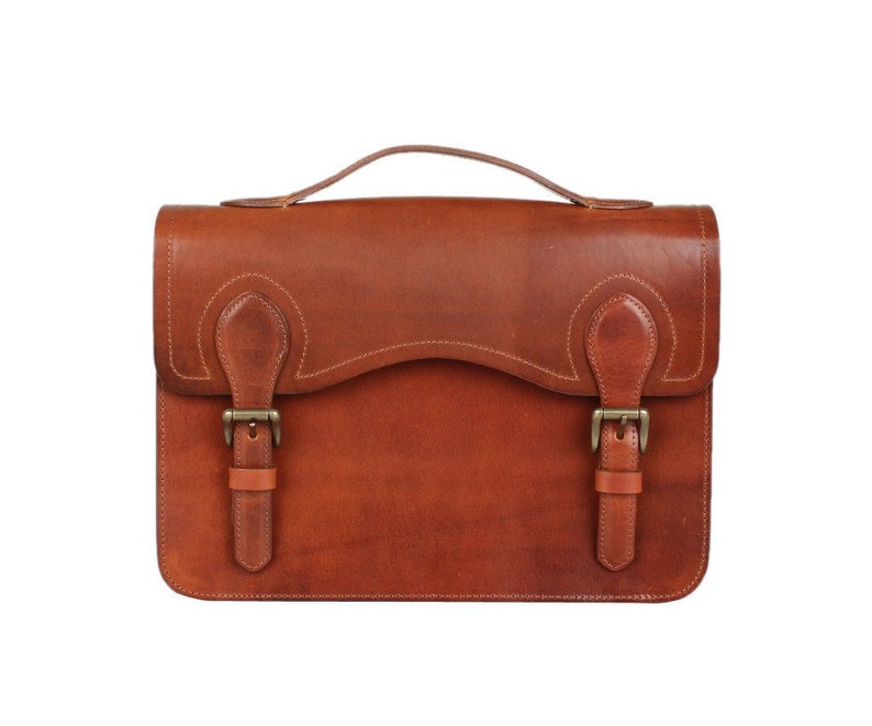 BlackCognacBrown Leather Messenger Bag Leather Satchel Leather hand bag.Messenger bag