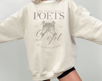 The Tortured Poets Dept | Graphic Shirt | Lyrics, Vintage, Unisex Tee, Light Academia