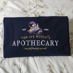 Apothecary | Embroidered Sweatshirt | Merch, Lyrics, Ivy, Witchy, Halloween, Magic