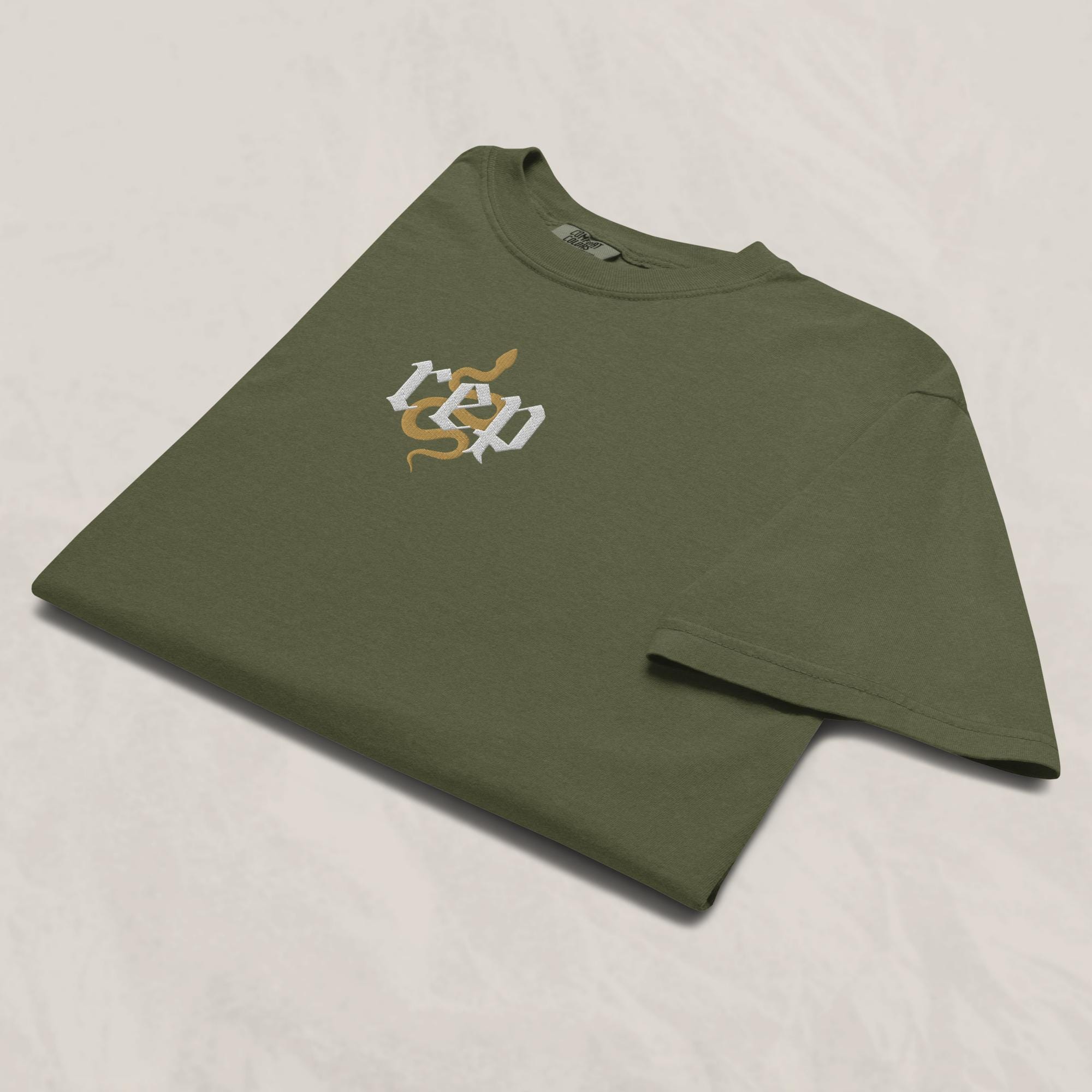 Rep | Embroidered T-shirt | Edgy Snake Design, Gifts for Him/her ...