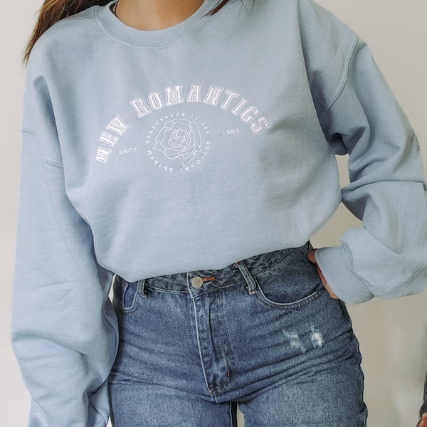 Neue Romantiker | Besticktes Sweatshirt Merch, Texte, 1989, Geschenk
